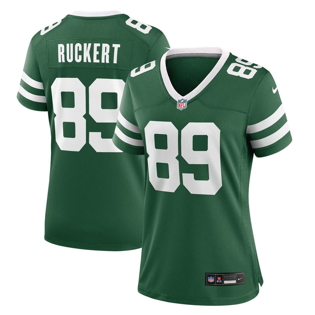 Women's Nike New York Jets Jeremy Ruckert Legacy Green Game NFL Jersey