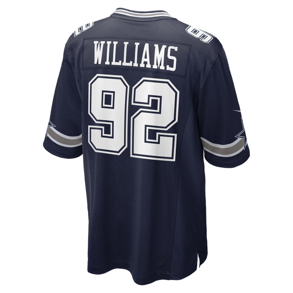 Men's Nike Dallas Cowboys Quinnen Williams Navy Team Game NFL Jersey