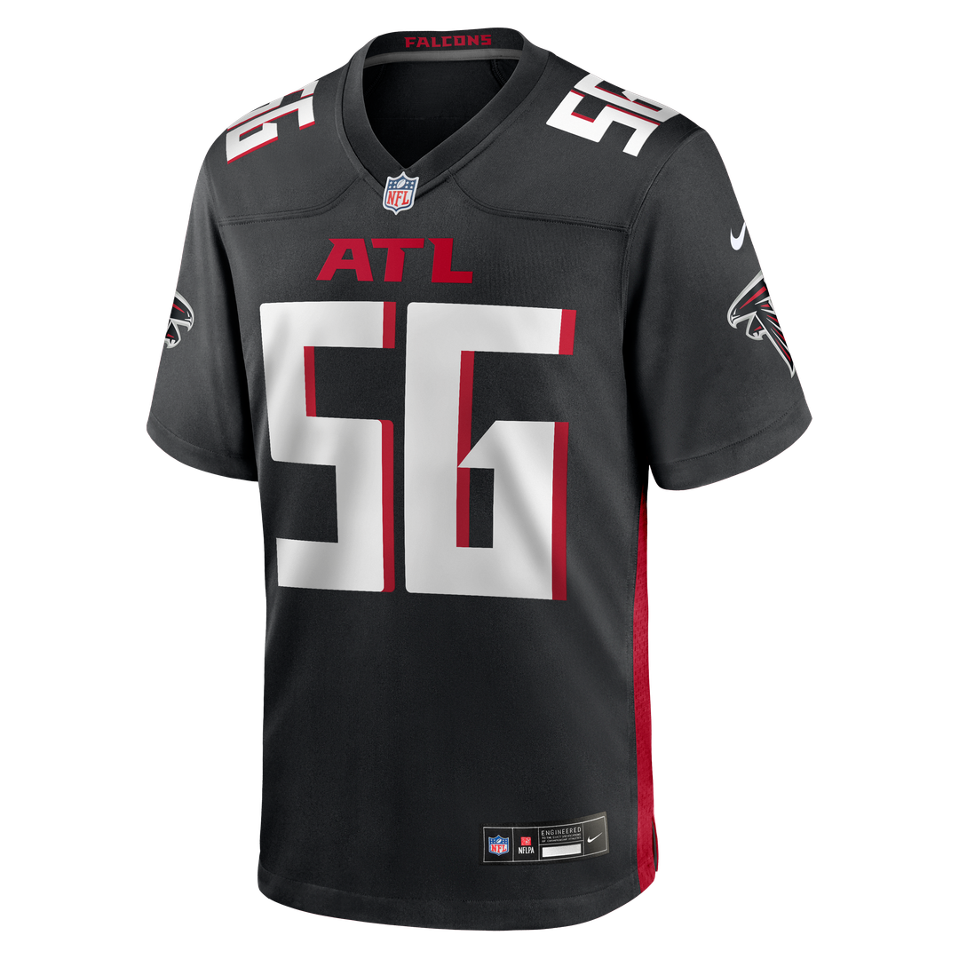 Men's Nike Atlanta Falcons Leonard Floyd Black Team Game NFL Jersey