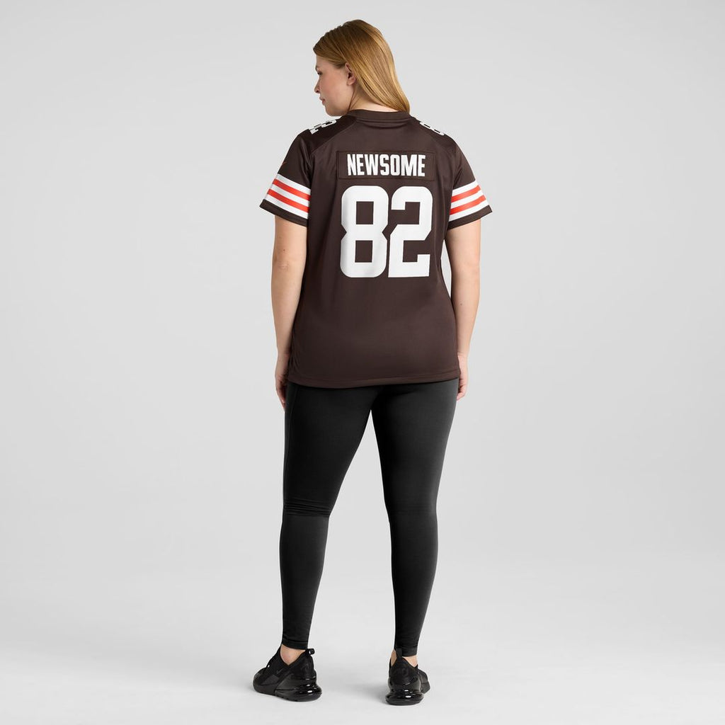 Women's Nike Cleveland Browns Ozzie Newsome Brown Game Retired Player NFL Jersey