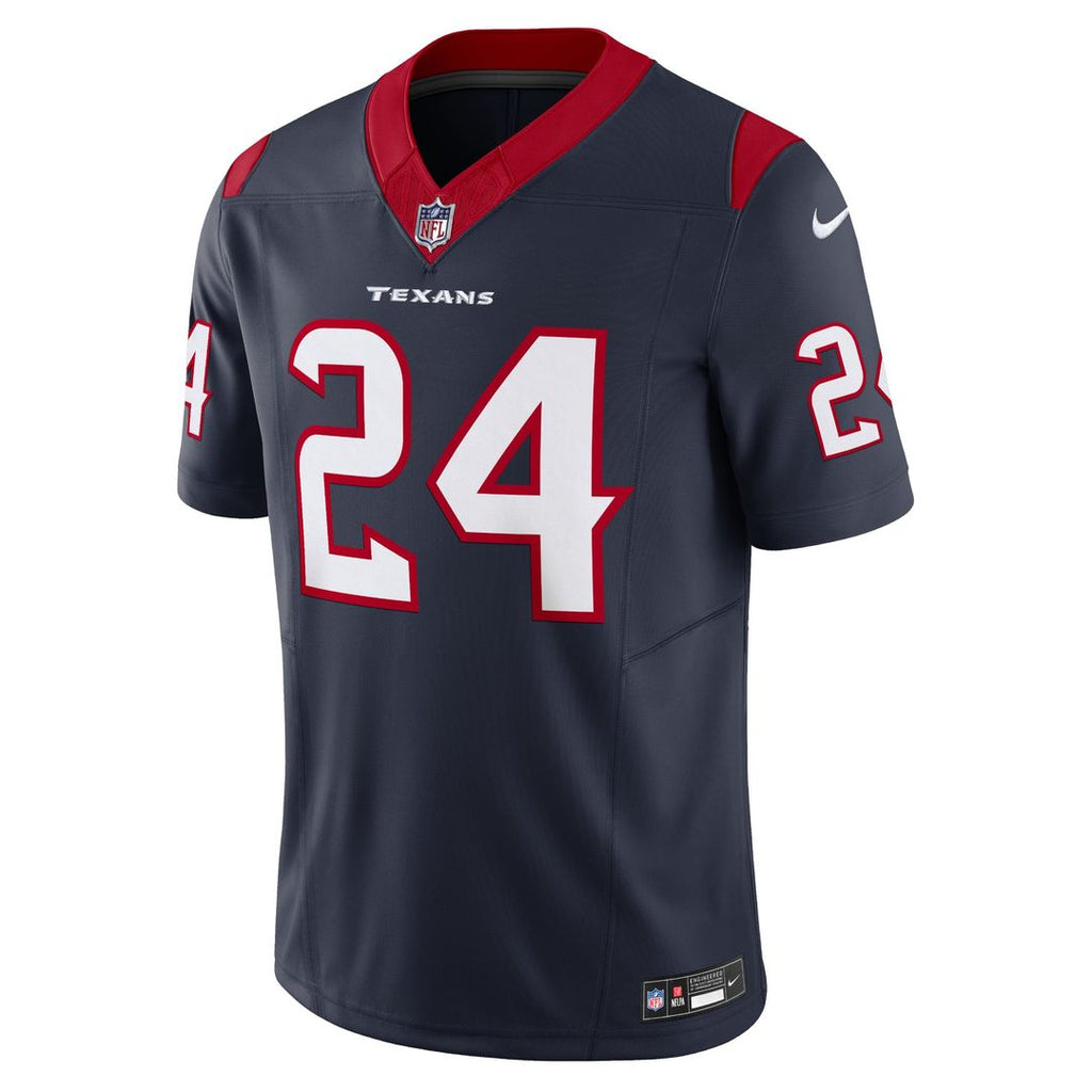 Men's Nike Houston Texans Derek Stingley Jr. Navy Vapor F.U.S.E. Limited NFL Jersey