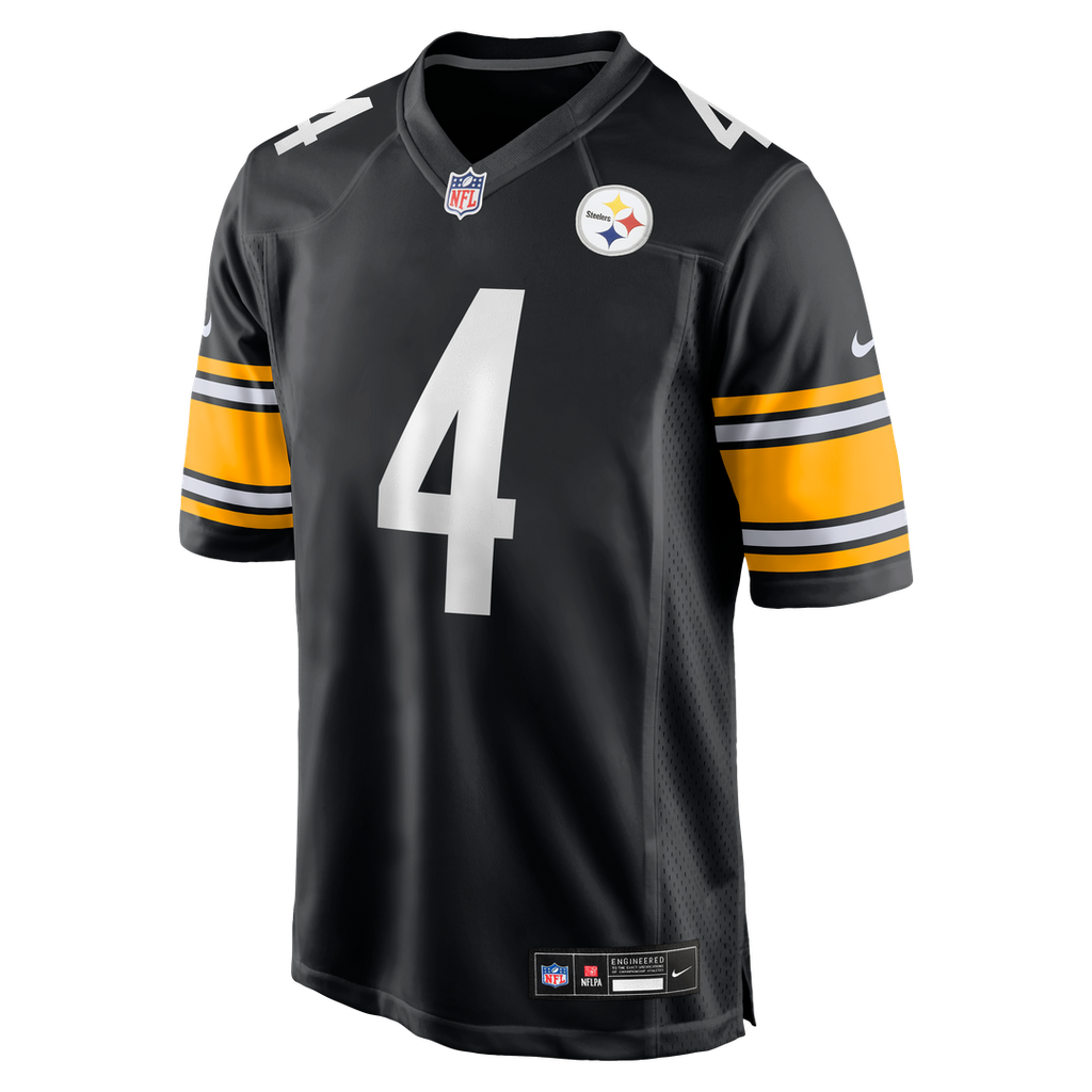 Men's Nike Pittsburgh Steelers DK Metcalf Black Game Player NFL Jersey