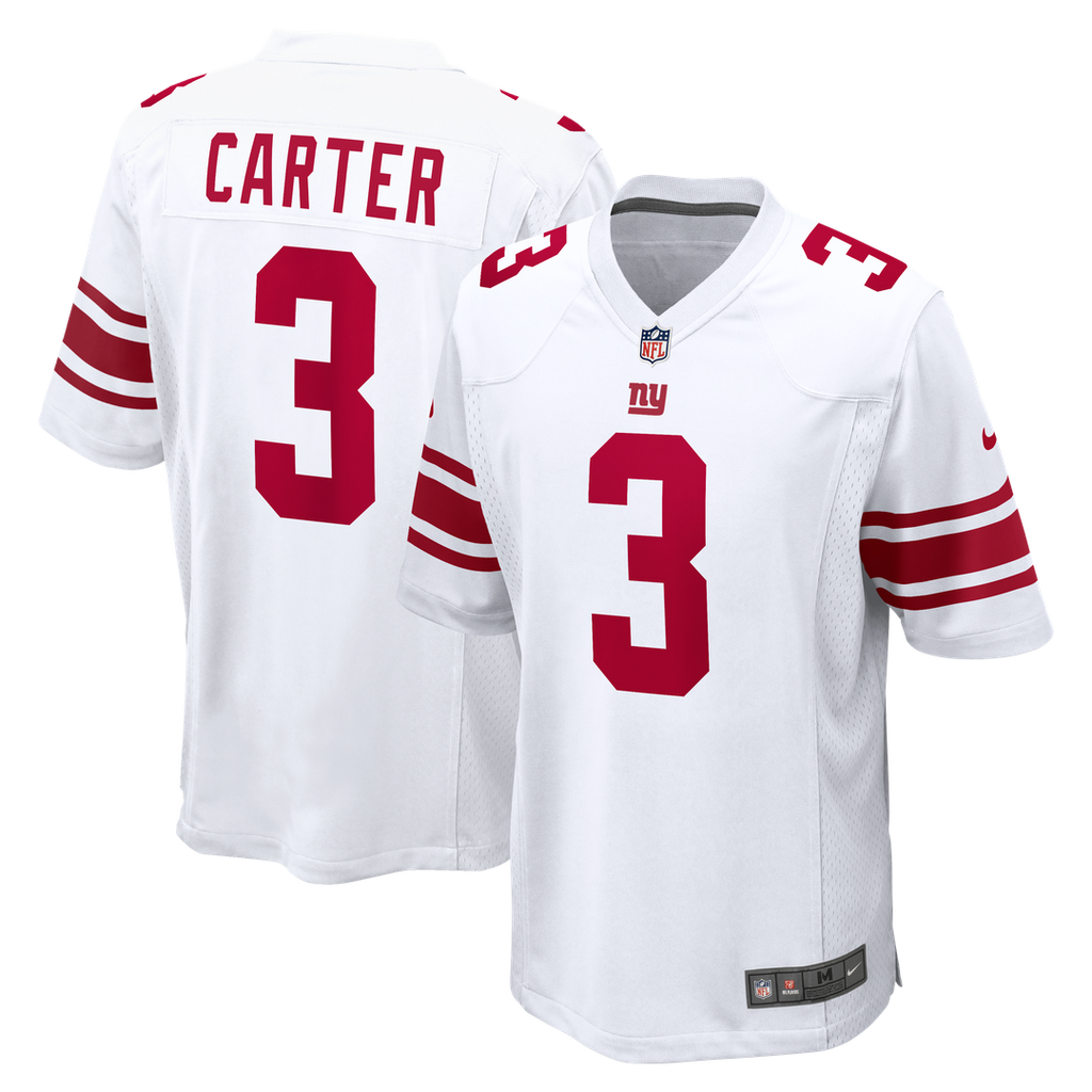 Men's Nike New York Giants Abdul Carter White Game NFL Jersey