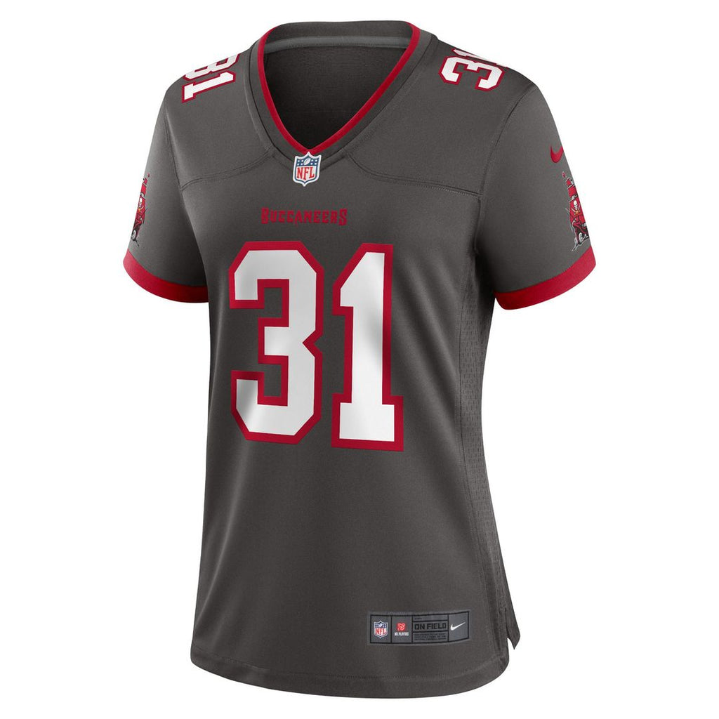 Women's Nike Tampa Bay Buccaneers Antoine Winfield Jr. Pewter Game NFL Jersey