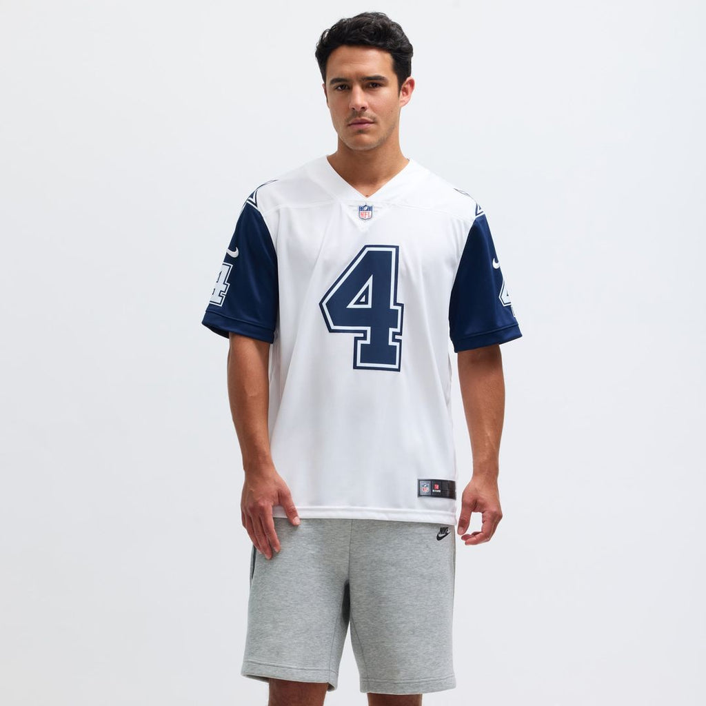 Men's Nike Dallas Cowboys Dak Prescott Navy Vapor Limited Player NFL Jersey