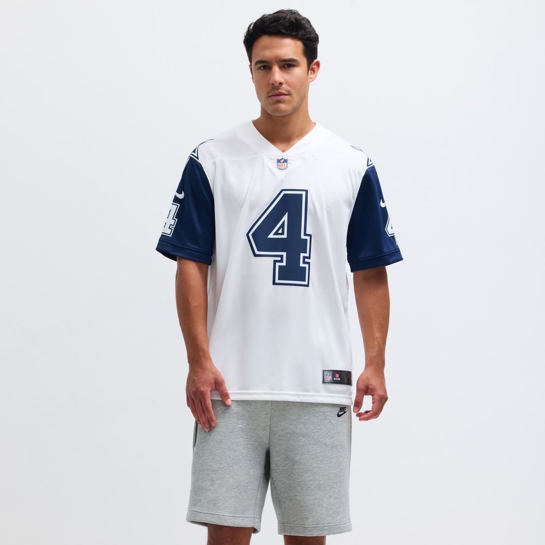 Men's Nike Dallas Cowboys Dak Prescott Navy Vapor Limited Player NFL Jersey