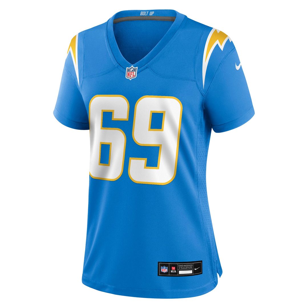 Women's Nike Los Angeles Chargers Josh Fuga Powder Blue Team Game NFL Jersey