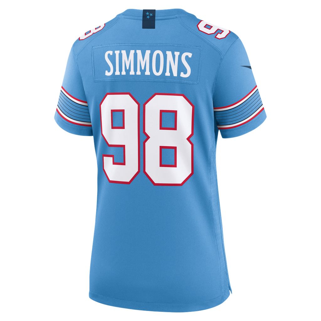 Women's Nike Tennessee Titans Jeffery Simmons White Game NFL Jersey