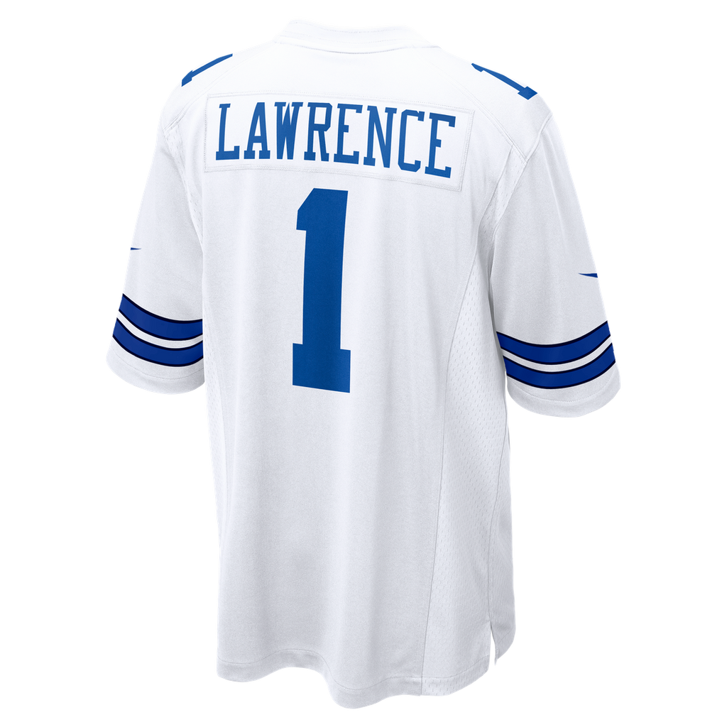 Men's Nike Dallas Cowboys Malachi Lawrence White Game NFL Jersey
