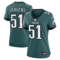 Women's Nike Philadelphia Eagles Cam Jurgens Midnight Green Team Game NFL Jersey