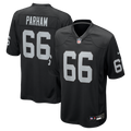 Men's Nike Las Vegas Raiders Dylan Parham Black Game Player NFL Jersey