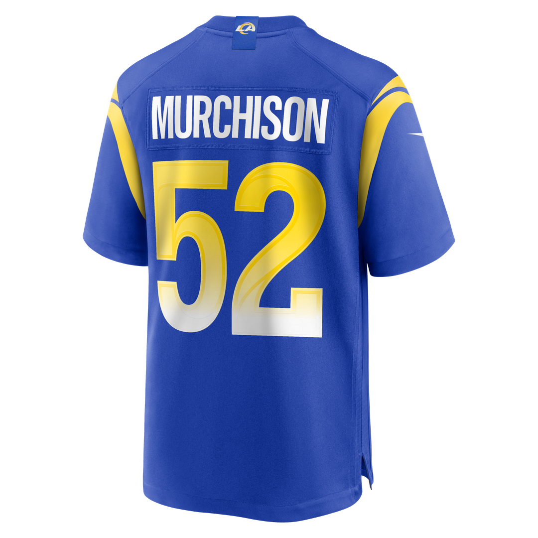 Men's Nike Los Angeles Rams Larrell Murchison Royal Team Game NFL Jersey