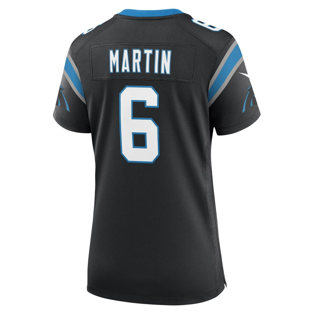 Women's Nike Carolina Panthers Sam Martin Black Team Game NFL Jersey