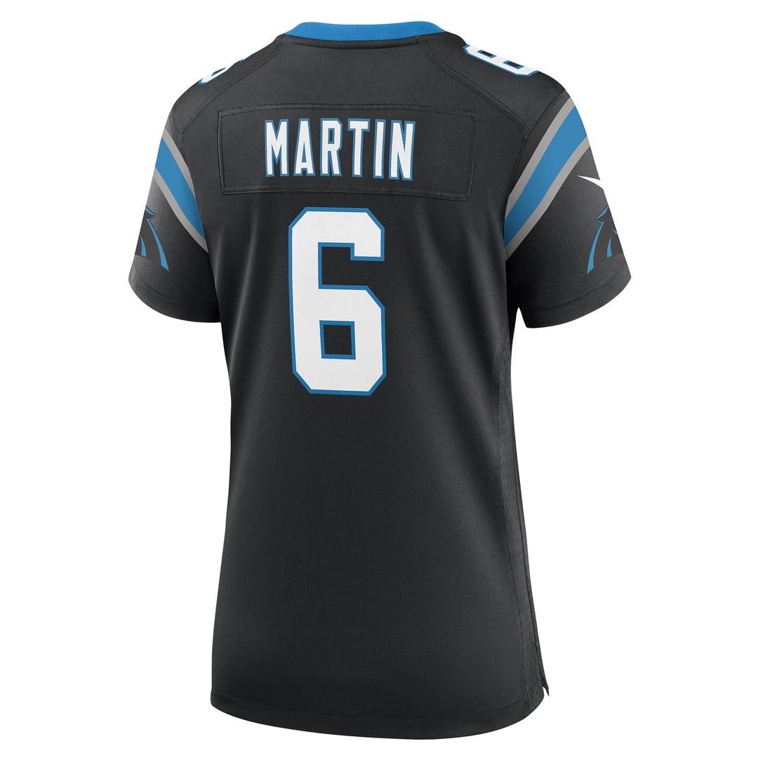 Women's Nike Carolina Panthers Sam Martin Black Team Game NFL Jersey