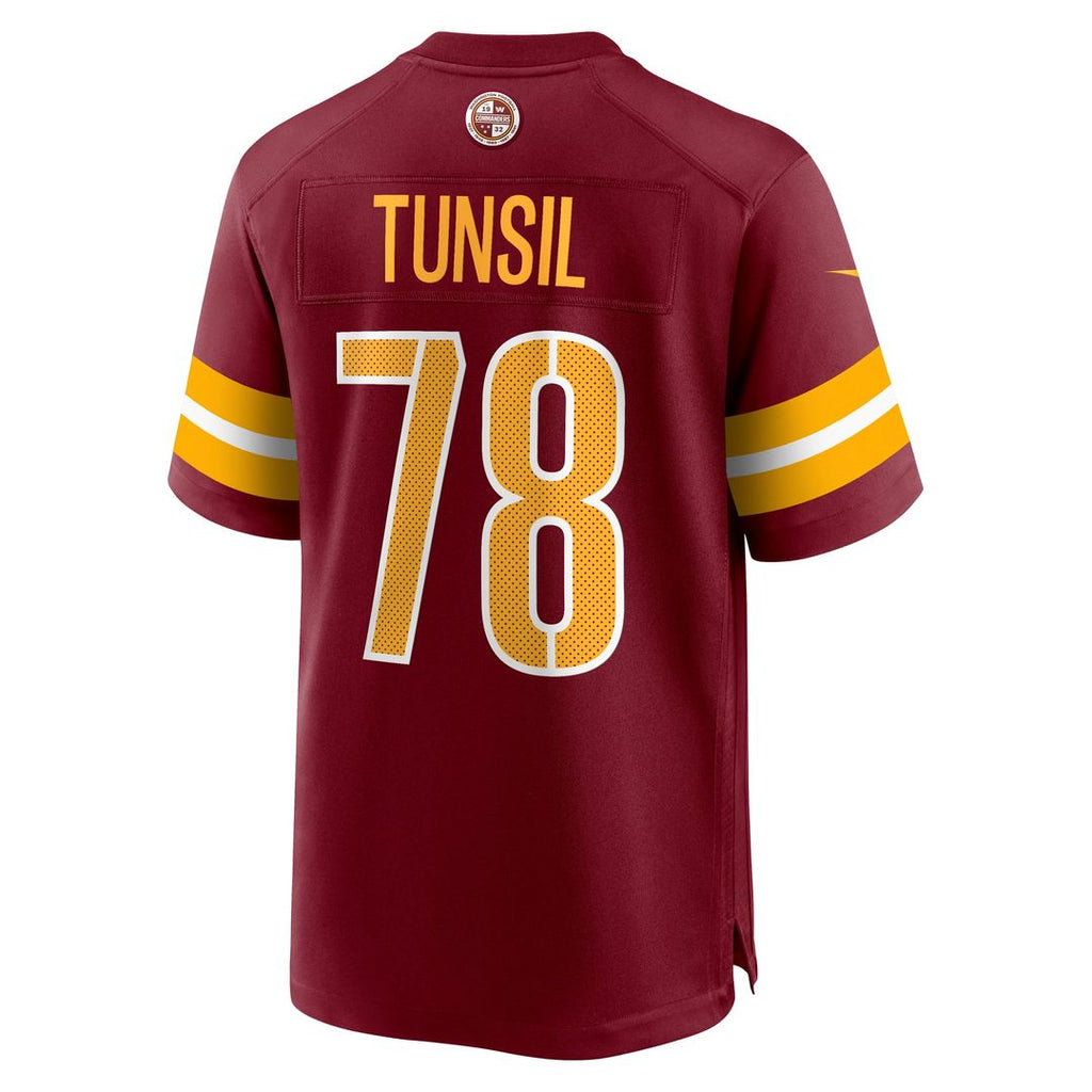 Men's Nike Washington Commanders Laremy Tunsil Burgundy Team Game NFL Jersey