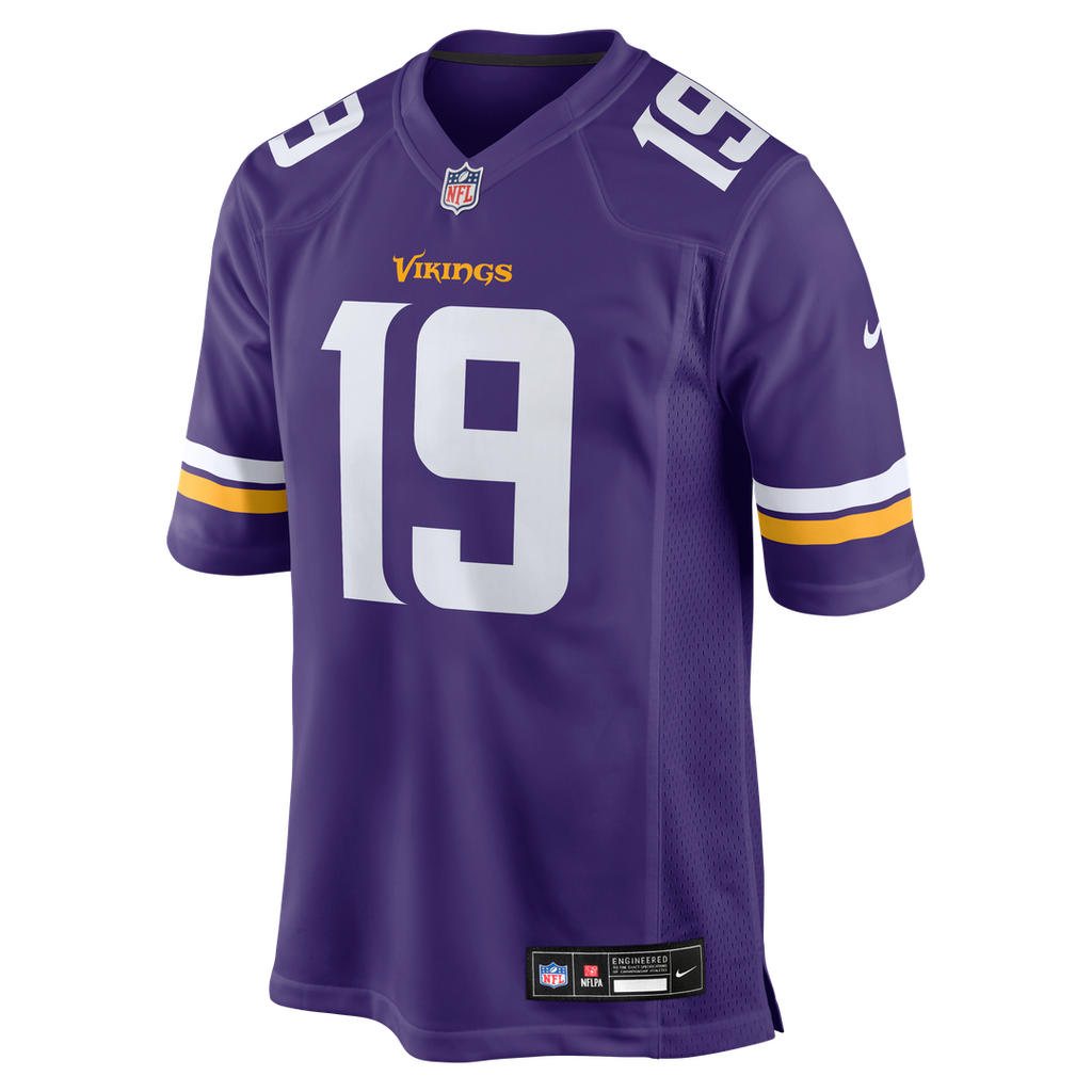 Men's Nike Minnesota Vikings Sean Mannion Purple Game NFL Jersey
