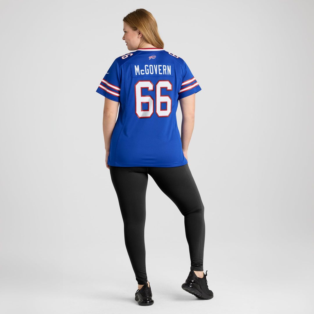 Women's Nike Buffalo Bills Connor McGovern Royal Game Player NFL Jersey