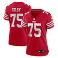 Women's Nike San Francisco 49ers Connor Colby Scarlet Team Game NFL Jersey