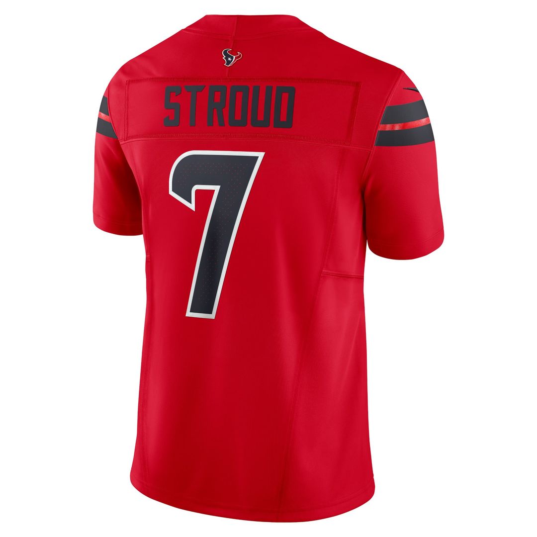 Men's Nike Houston Texans C.J. Stroud Red Alternate Vapor F.U.S.E. Limited NFL Jersey