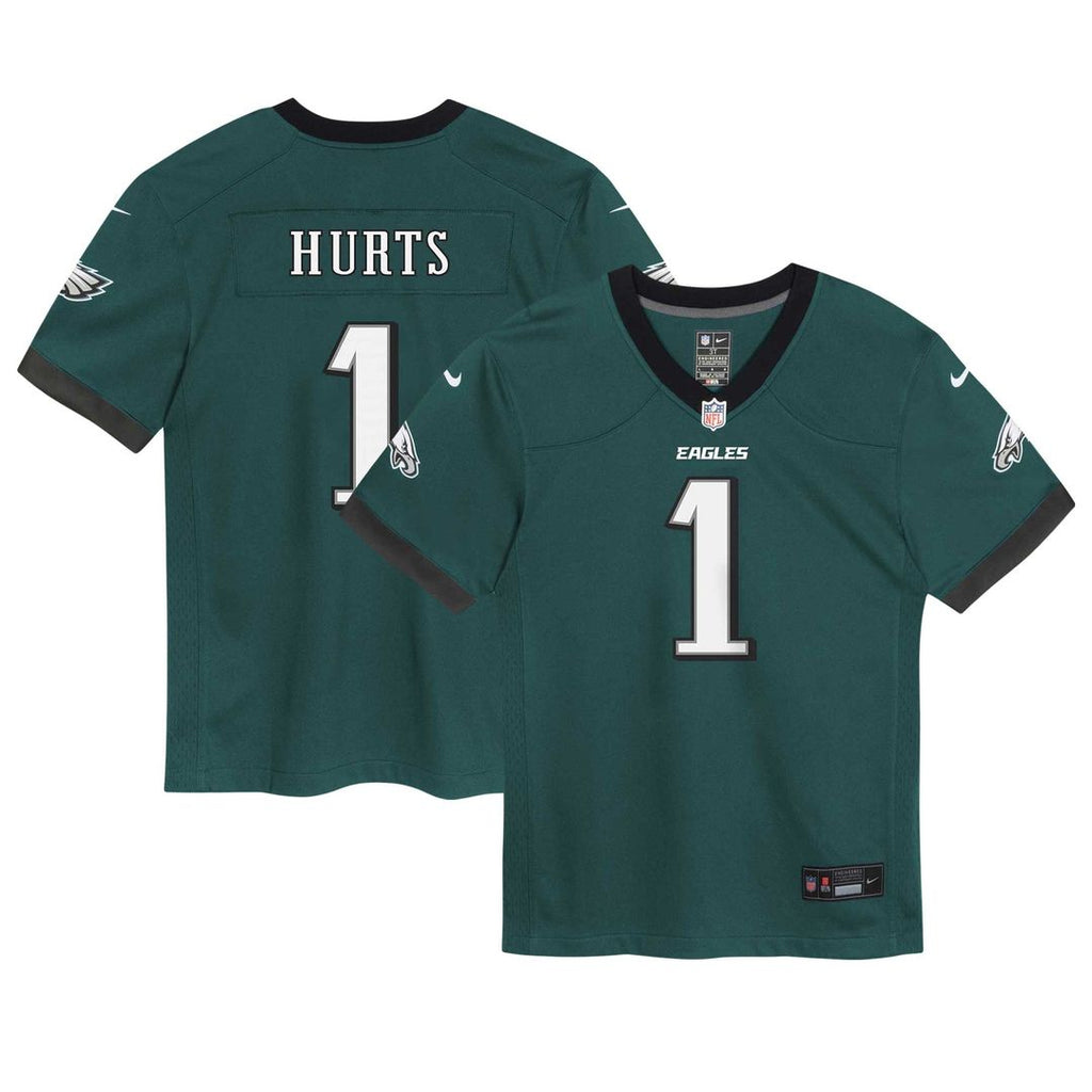 Toddler Nike Philadelphia Eagles Jalen Hurts Midnight Green Game NFL Jersey
