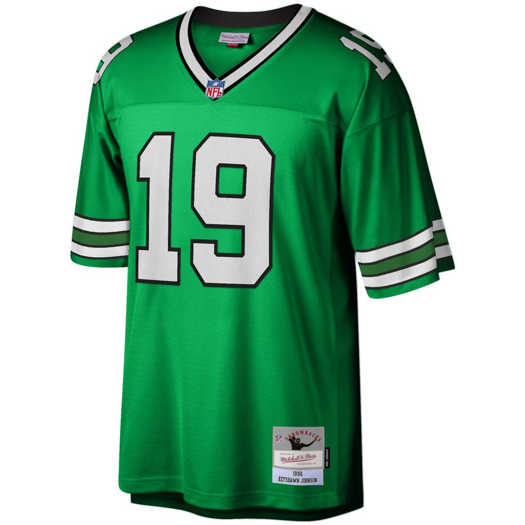 Men's Mitchell & Ness New York Jets Keyshawn Johnson Kelly Green Legacy Replica NFL Jersey