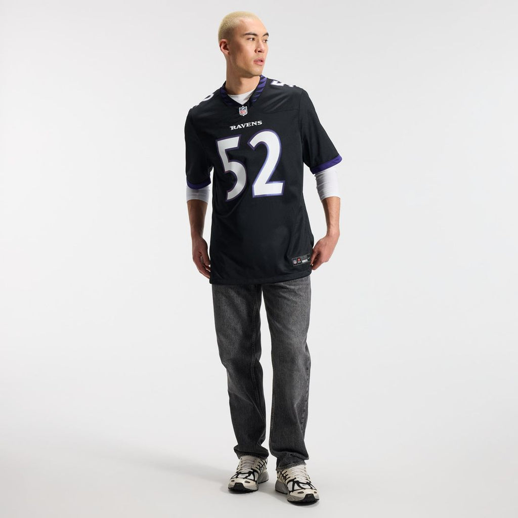 Men's Nike Baltimore Ravens Ray Lewis Black Alternate Retired Player Game NFL Jersey