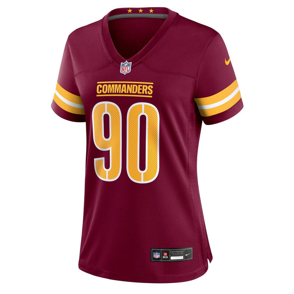 Women's Nike Washington Commanders Javontae Jean-Baptiste Burgundy Team Game NFL Jersey