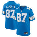 Men's Nike Detroit Lions Sam LaPorta Blue Game NFL Jersey