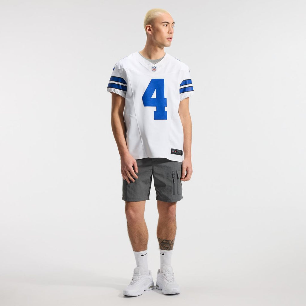 Men's Nike Dallas Cowboys Dak Prescott White Vapor F.U.S.E. Elite NFL Jersey