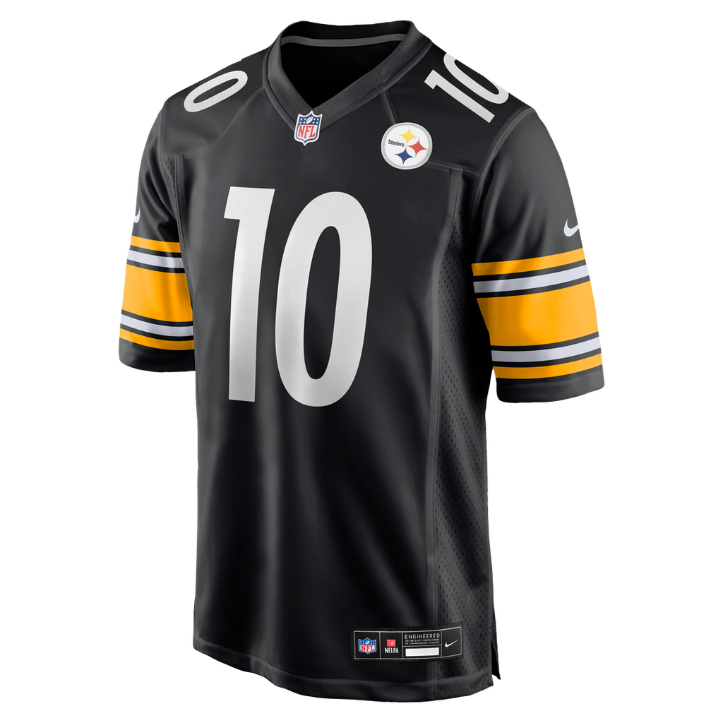 Men's Nike Pittsburgh Steelers Roman Wilson Black Game Player NFL Jersey
