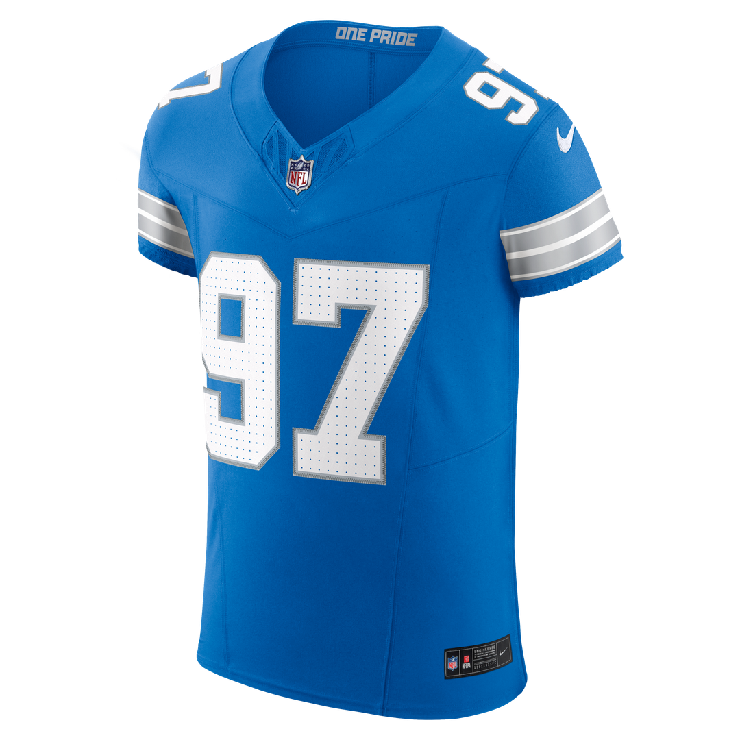 Men's Nike Detroit Lions Aidan Hutchinson Black Alternate Vapor F.U.S.E. Elite NFL Jersey