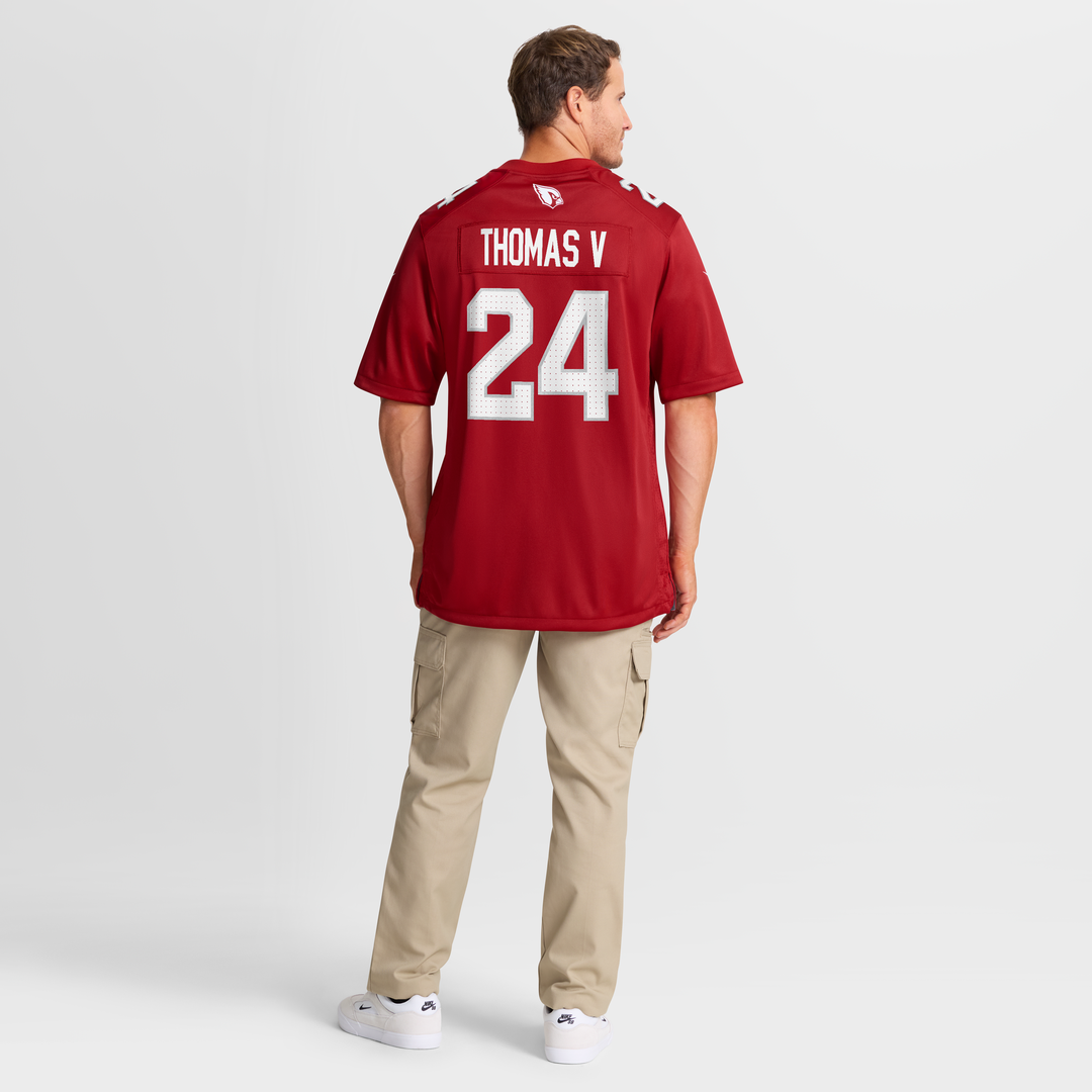 Men's Nike Arizona Cardinals Starling Thomas V Cardinal Team Game NFL Jersey