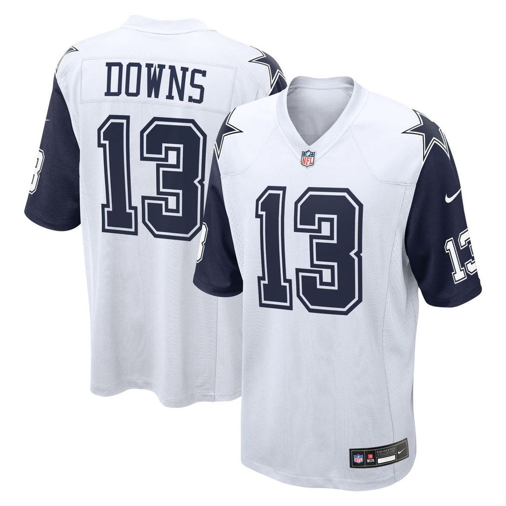 Men's Nike Dallas Cowboys Caleb Downs White Game Jersey Game NFL Jersey