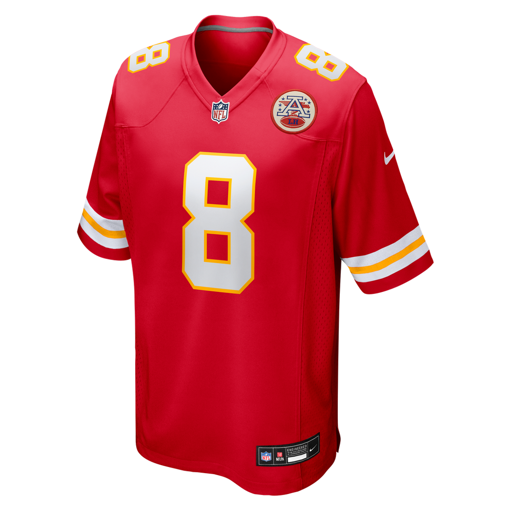 Men's Nike Kansas City Chiefs Kristian Fulton Red Team Game NFL Jersey