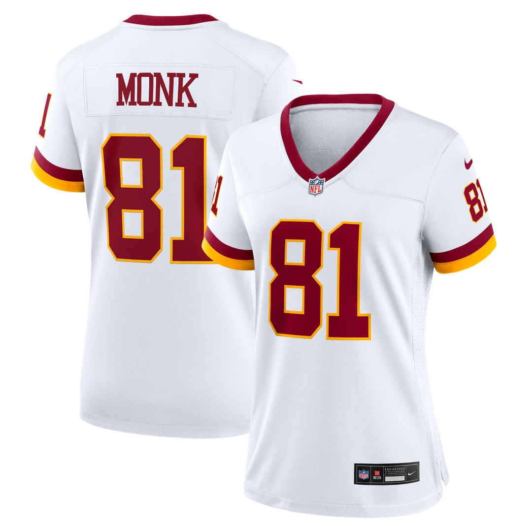 Women's Nike Washington Commanders Art Monk White Alternate 2 Super Bowl Era Game NFL Jersey