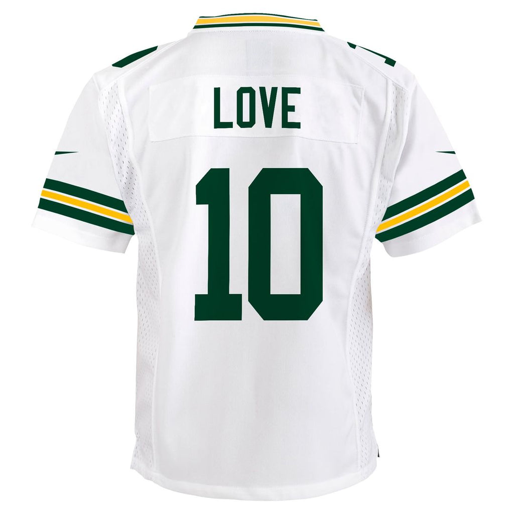 Youth Nike Green Bay Packers Jordan Love Green Game NFL Jersey