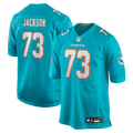 Men's Nike Miami Dolphins Austin Jackson Aqua Game NFL Jersey