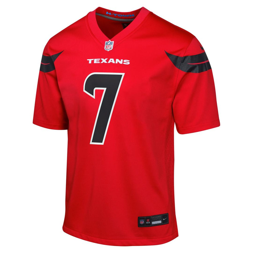 Youth Nike Houston Texans C.J. Stroud Red Game NFL Jersey