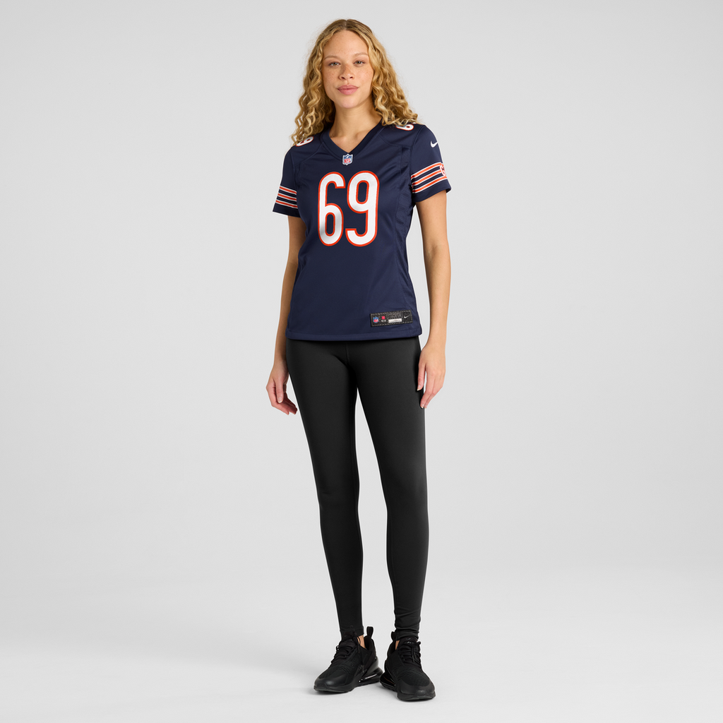 Women's Nike Chicago Bears Jeremiah Martin Navy Team Game NFL Jersey