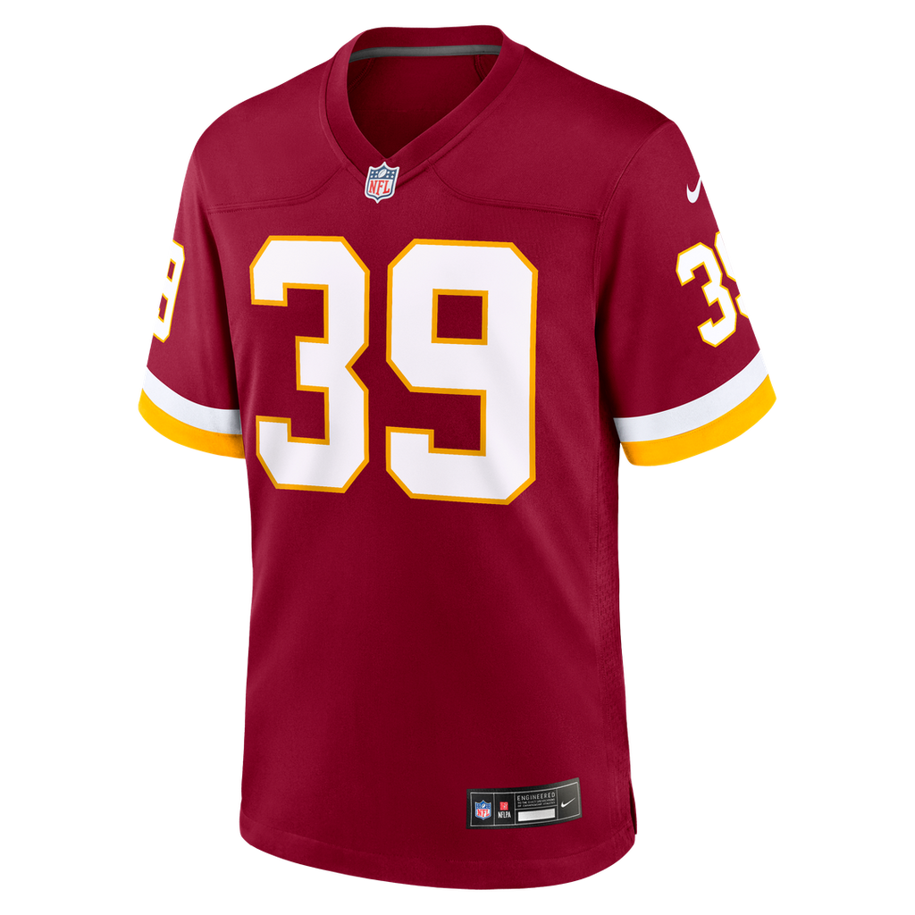 Men's Nike Washington Commanders Jeremy Reaves Black Hail Raiser Alternate Game NFL Jersey