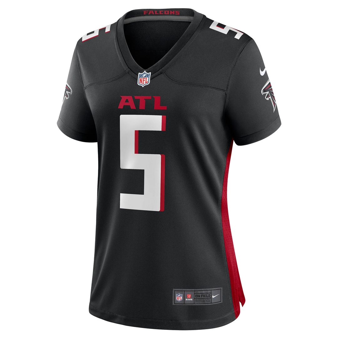 Women's Nike Atlanta Falcons Drake London Black Player Game NFL Jersey