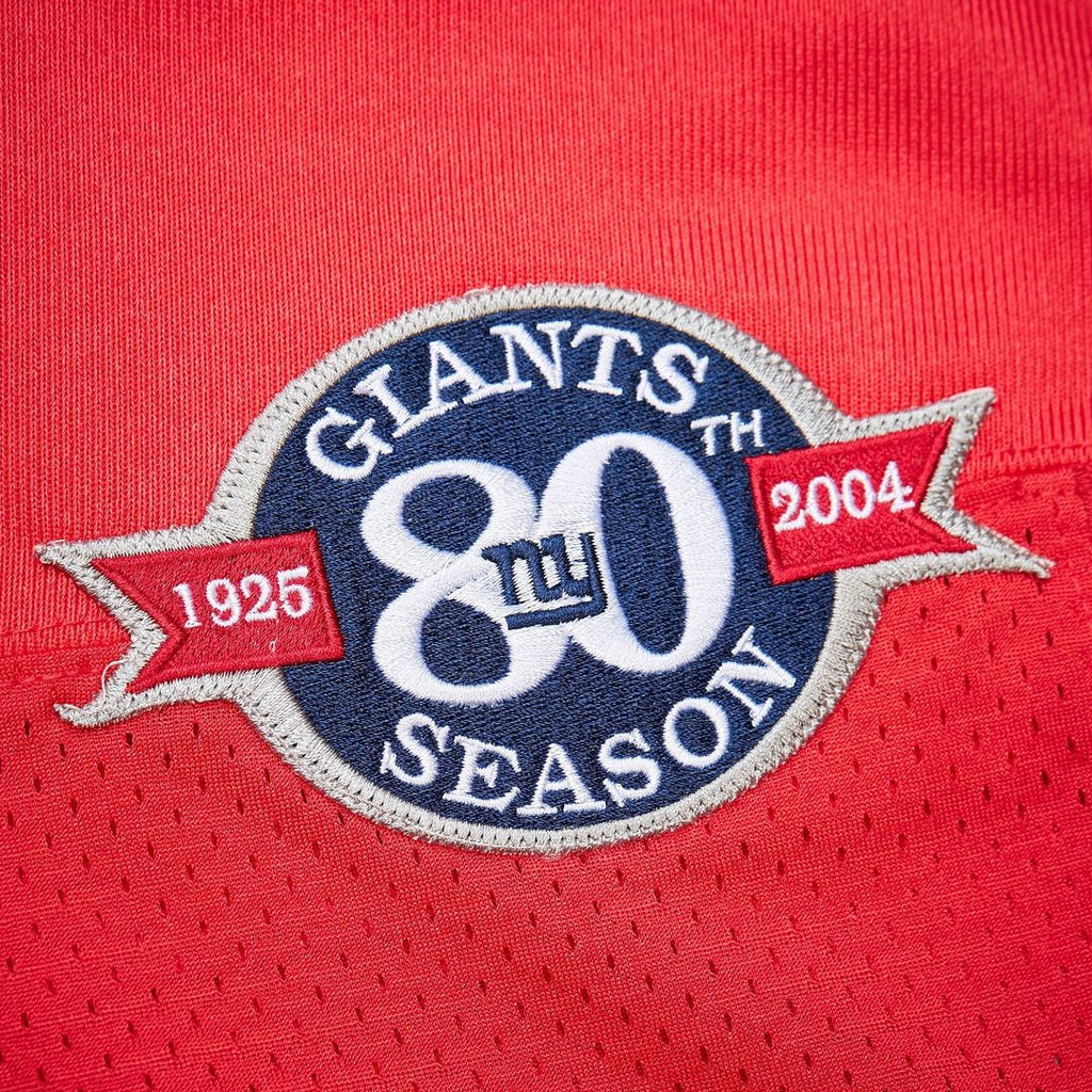 Men's Mitchell & Ness New York Giants Eli Manning Red 2004 Authentic Throwback Retired Player NFL Jersey