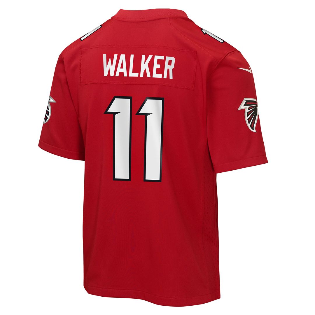 Youth Nike Atlanta Falcons Jalon Walker Red Game NFL Jersey