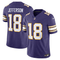 Men's Nike Minnesota Vikings Justin Jefferson Purple Vapor F.U.S.E. Limited NFL Jersey