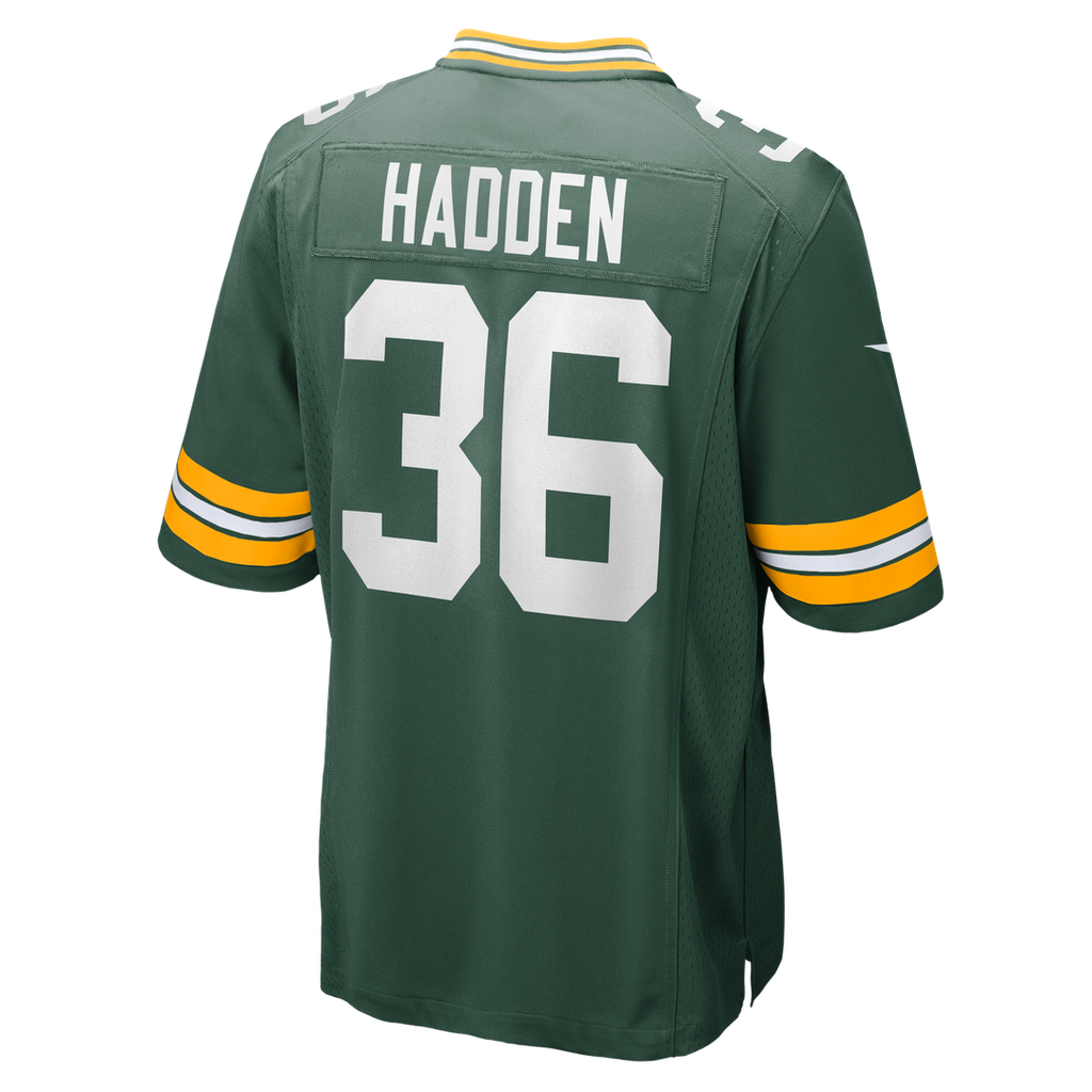 Men's Nike Green Bay Packers Kamal Hadden Green Team Game NFL Jersey