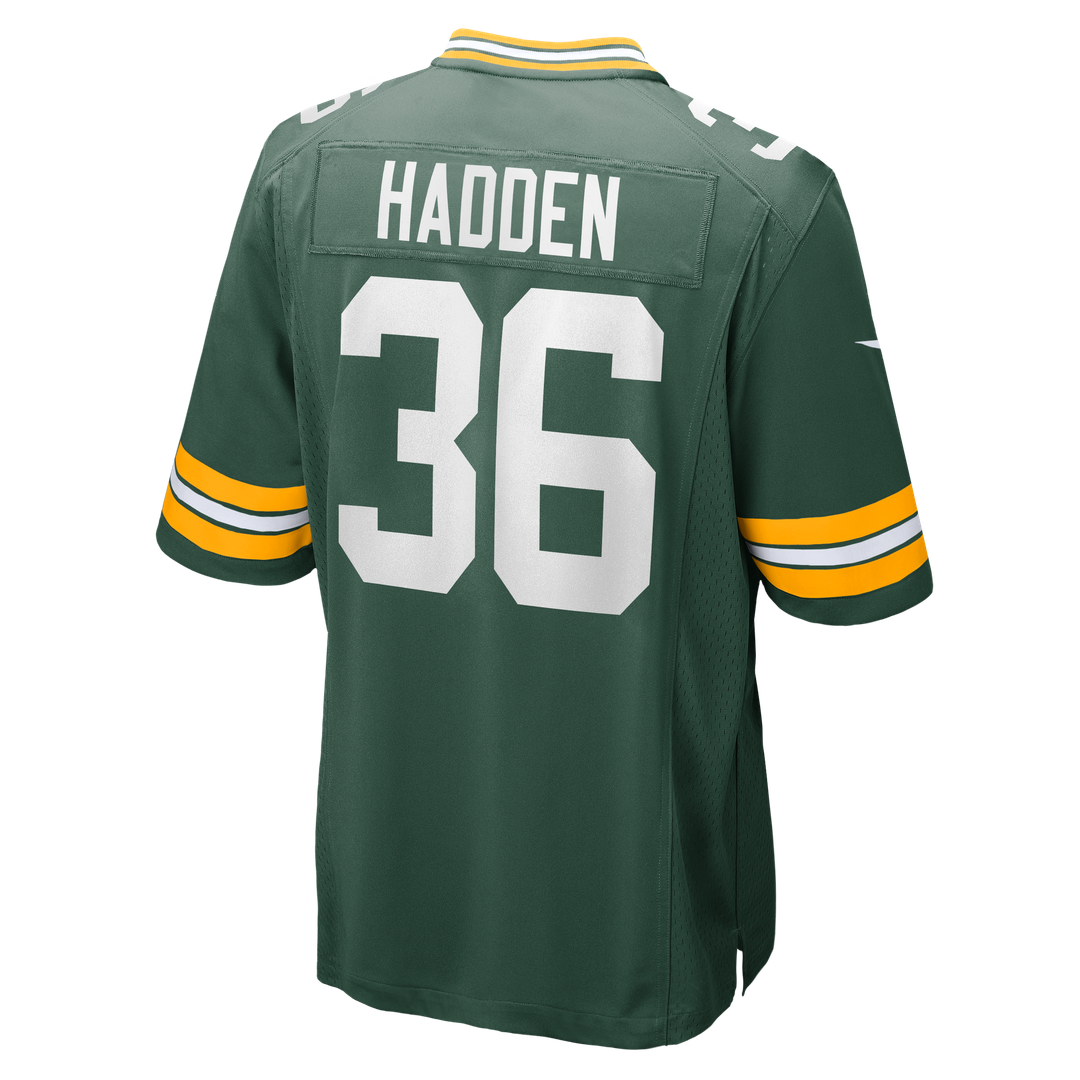 Men's Nike Green Bay Packers Kamal Hadden Green Team Game NFL Jersey