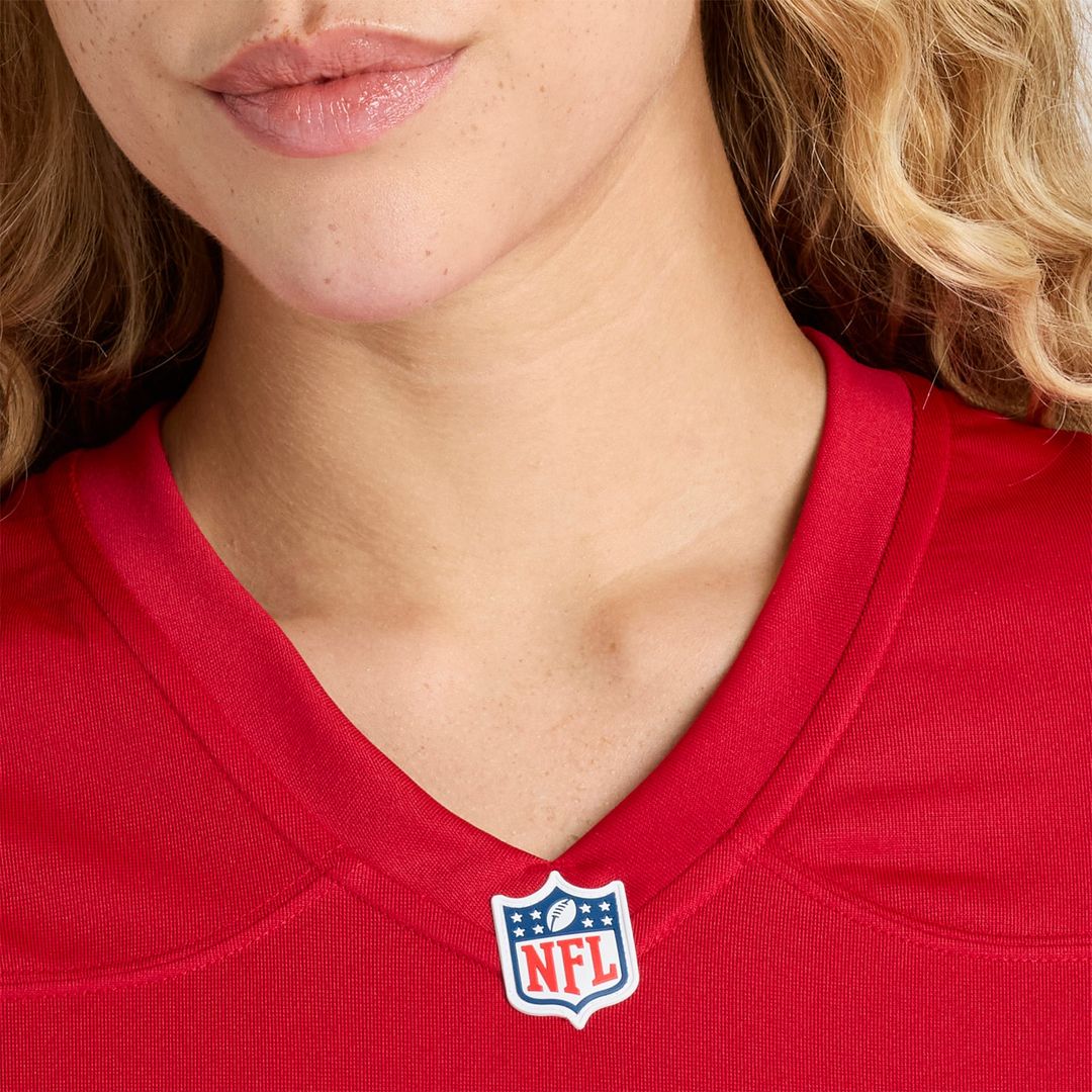 Women's Nike San Francisco 49ers Deion Sanders Scarlet Retired Player Game NFL Jersey
