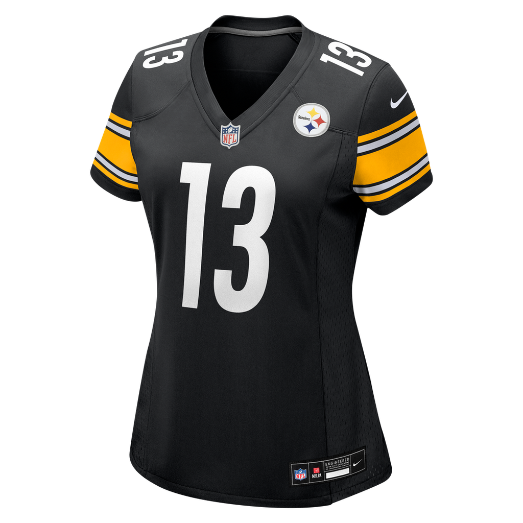 Women's Nike Pittsburgh Steelers Rico Dowdle Black Team Game NFL Jersey