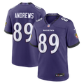 Men's Nike Baltimore Ravens Mark Andrews Purple Team Game NFL Jersey