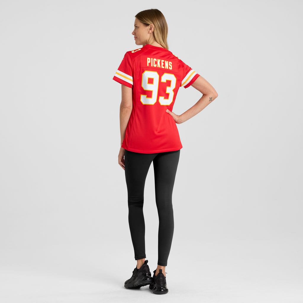 Women's Nike Kansas City Chiefs Zacch Pickens Red Team Game NFL Jersey